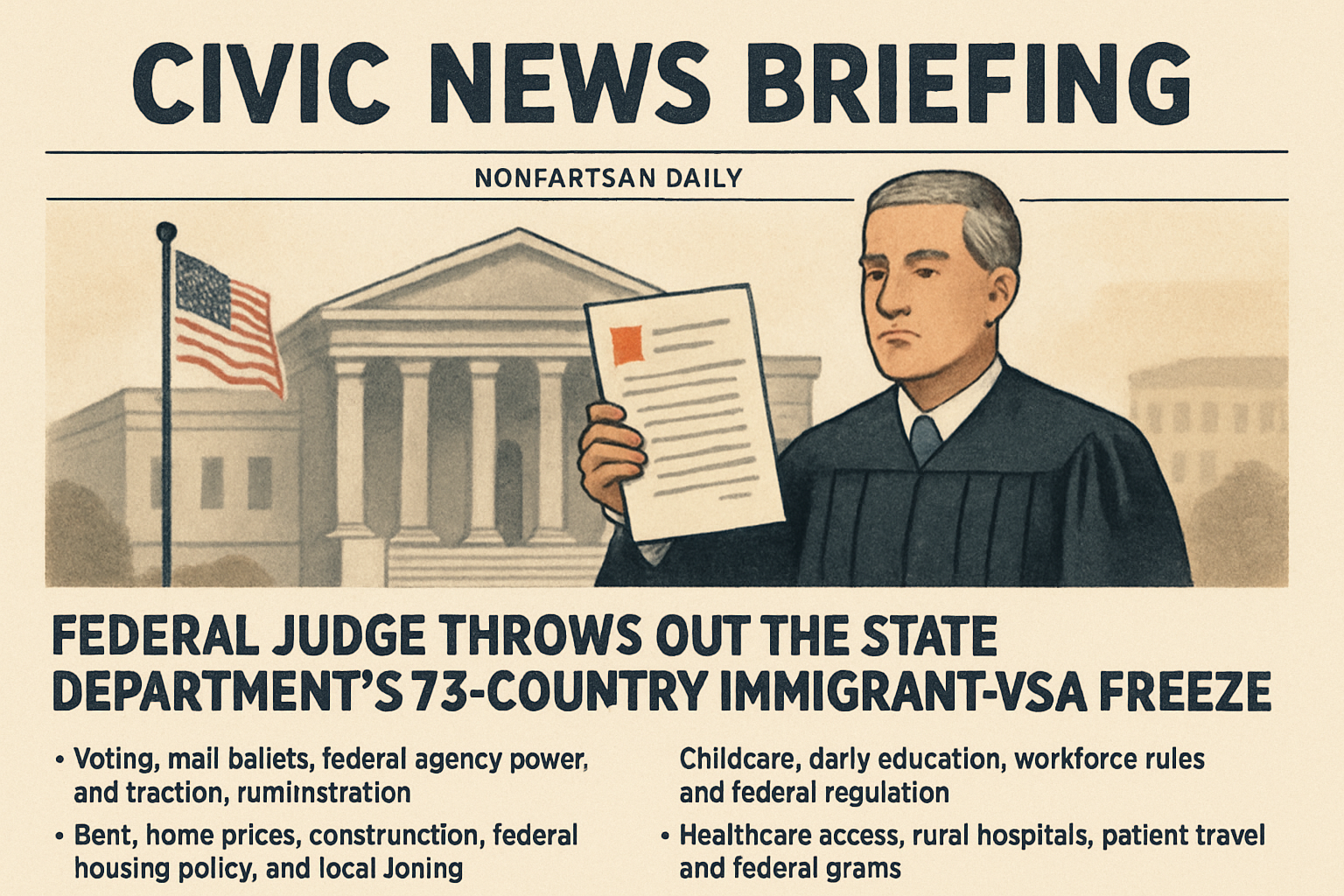 Illustration for U.S. Civic & Pocketbook Scan — August 24, 2026