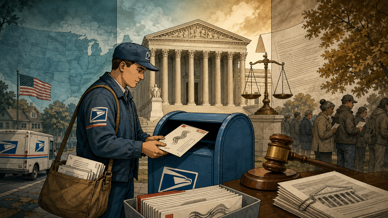 Illustration for U.S. civic news scan: voting rules, rent-search competition, and healthcare costs